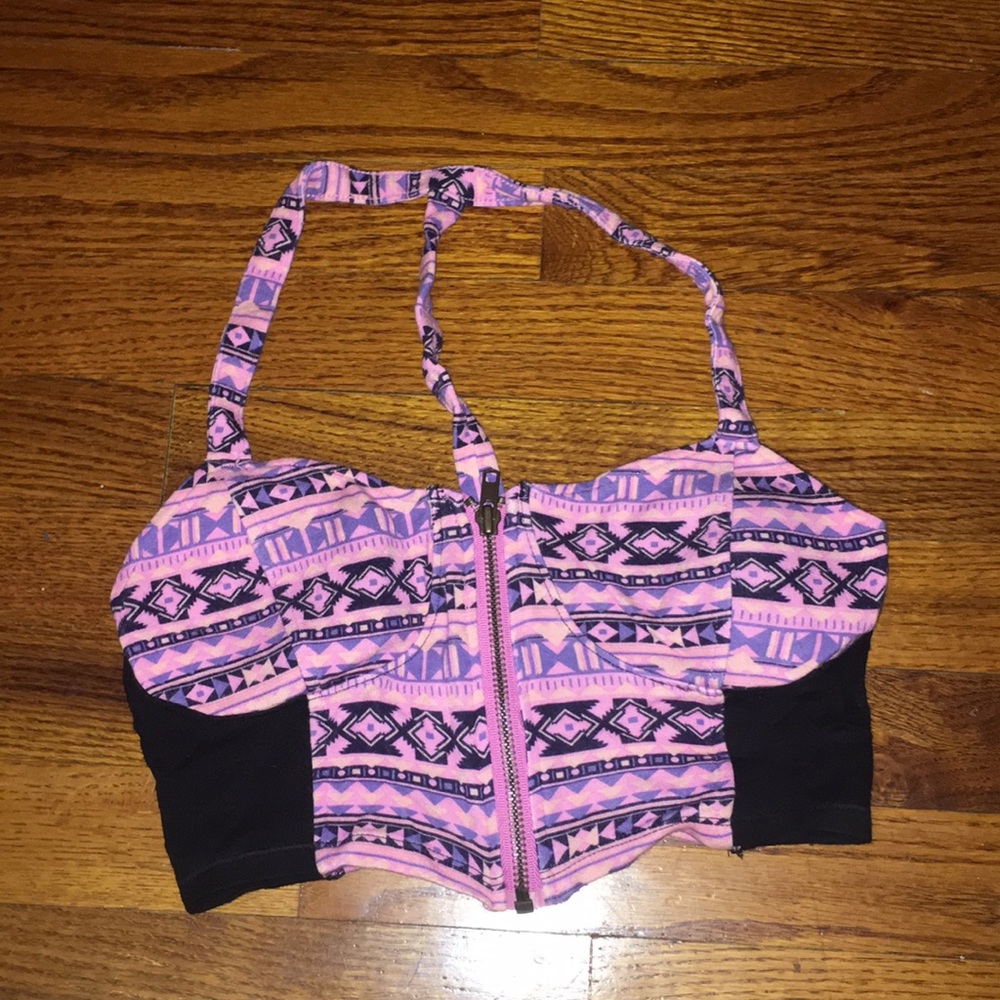 Tribal crop top
